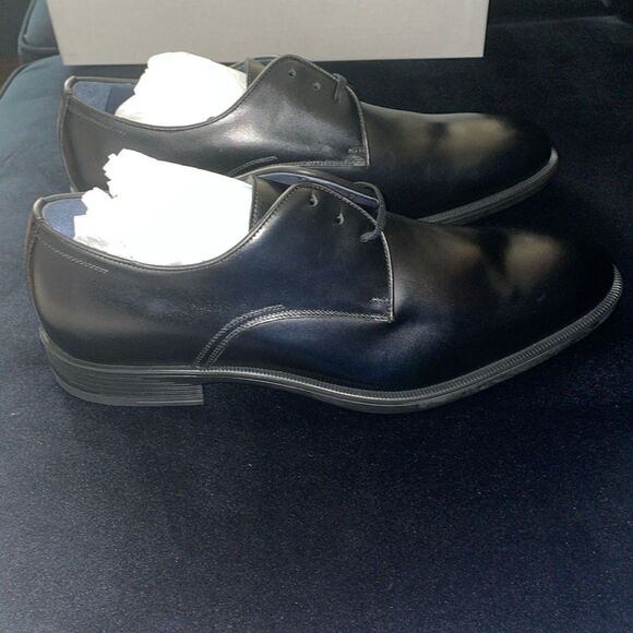 Johnston & Murphy Other - JM collection flinch black calf skin leather lace up oxford men’s dress shoes